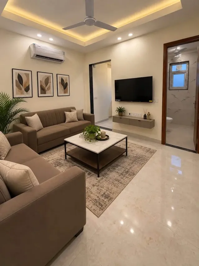 Furnished 1BHK apartment in Sector 51 — photo 5